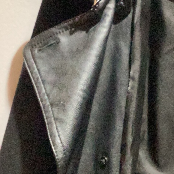 BCBGMAXAZRIA Women's Black Trench Coat - Picture 8 of 12